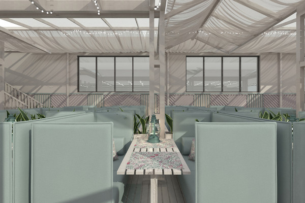 Cafe Interior Design Memphis Style 07