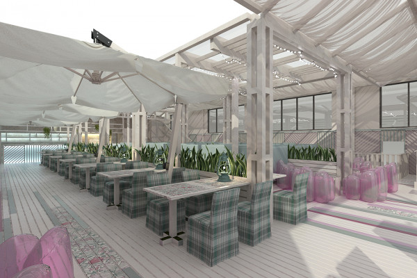 Cafe Interior Design Memphis Style 10