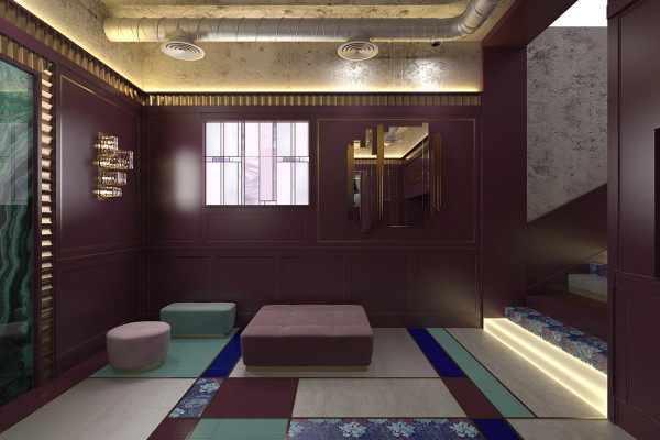 Cafe Interior Design Memphis Style 18