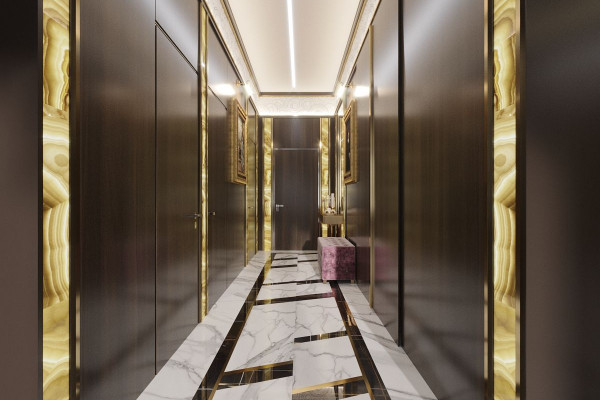 Luxury Apartment Design in the Art Deco Style 035