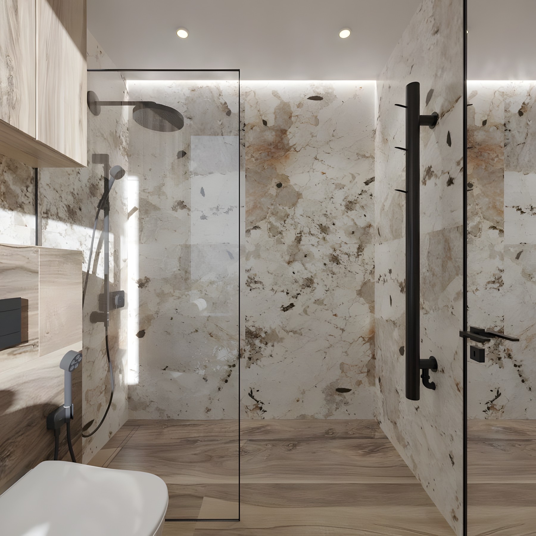 A closer look at Loft Style Bathroom Interior Design Ideas