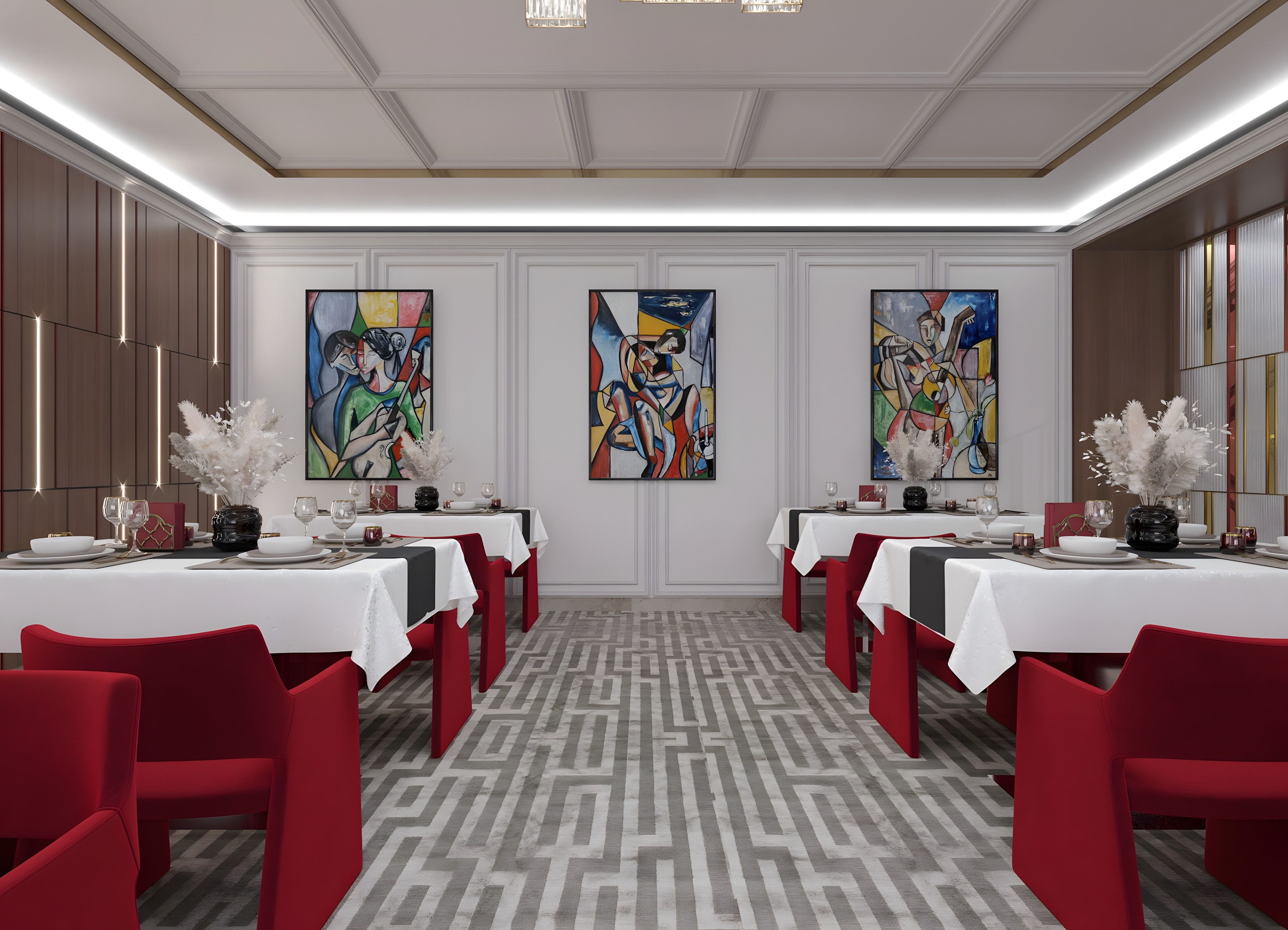 Elite Wine Restaurant Design in Dubai