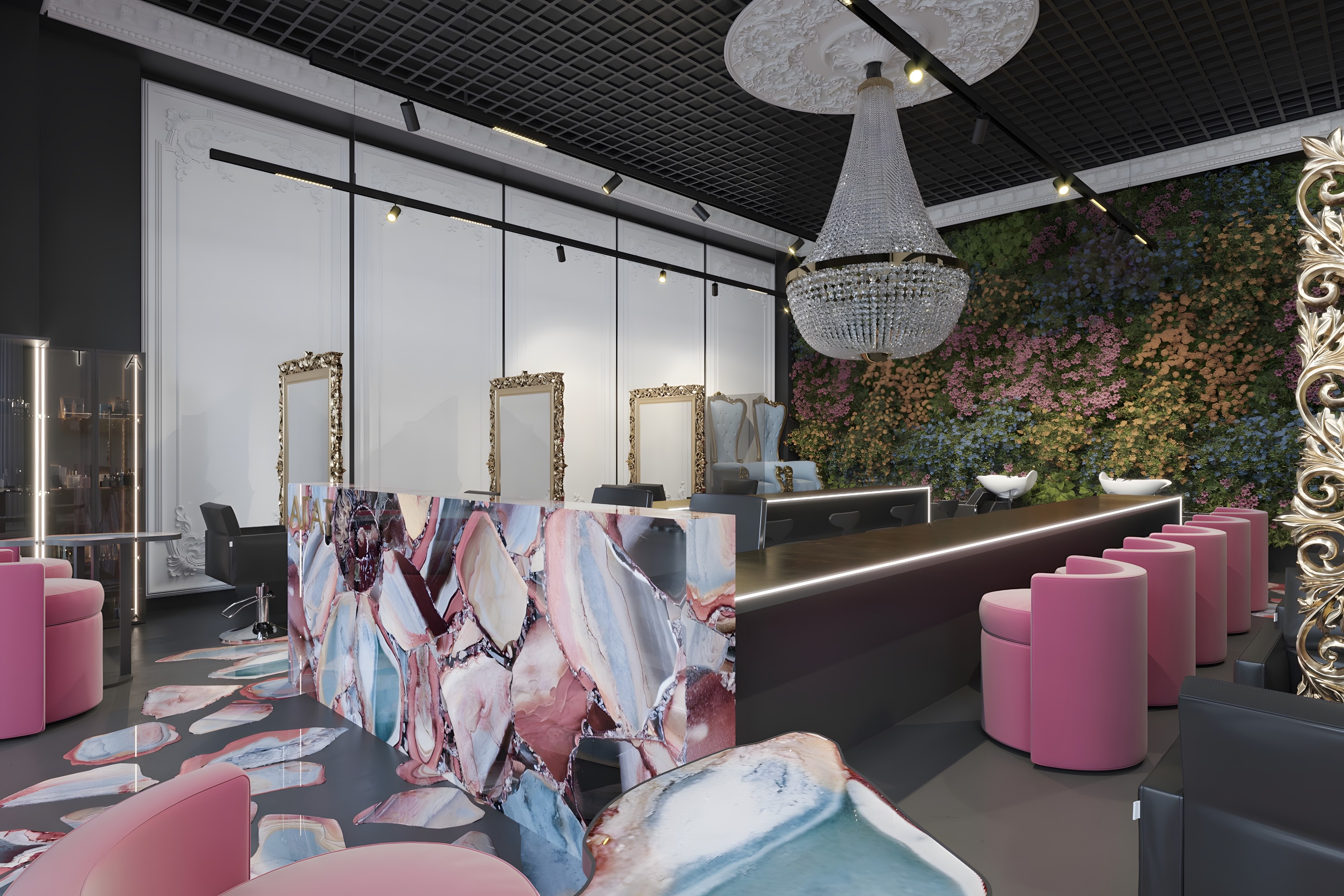 Luxury Beauty Salon Design | Maria Green – Interior Designer