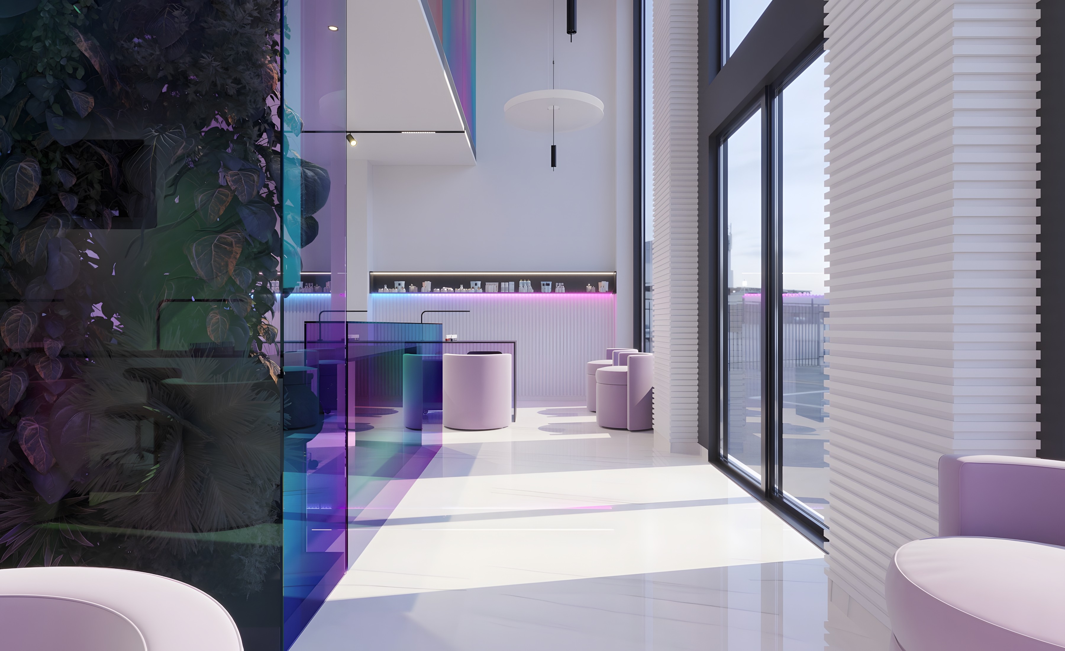 Minimalist Beauty Salon Interior Design | Maria Green – Interior Designer