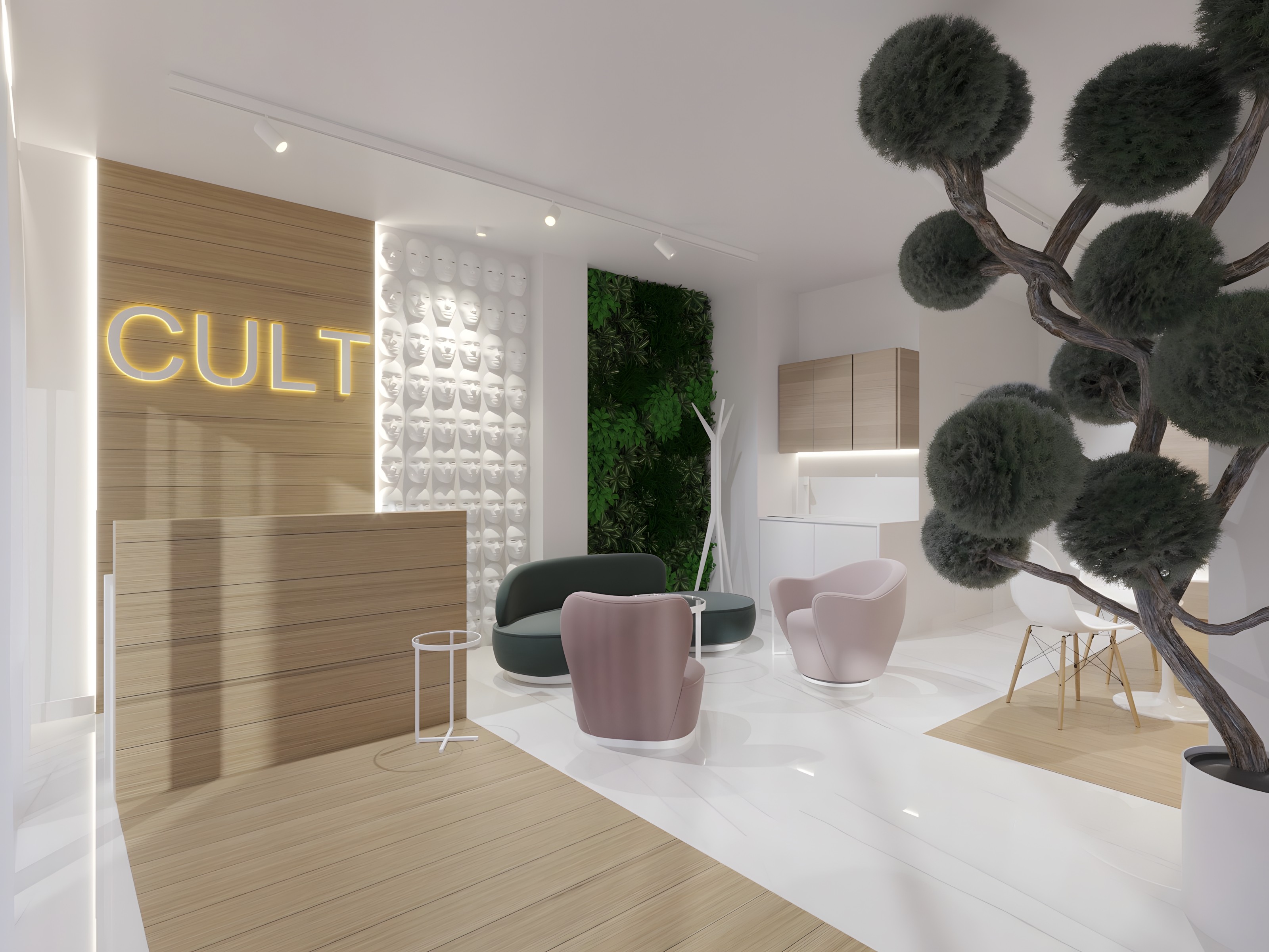 Beauty salon interior design in Vienna, Austria | Maria Green ...