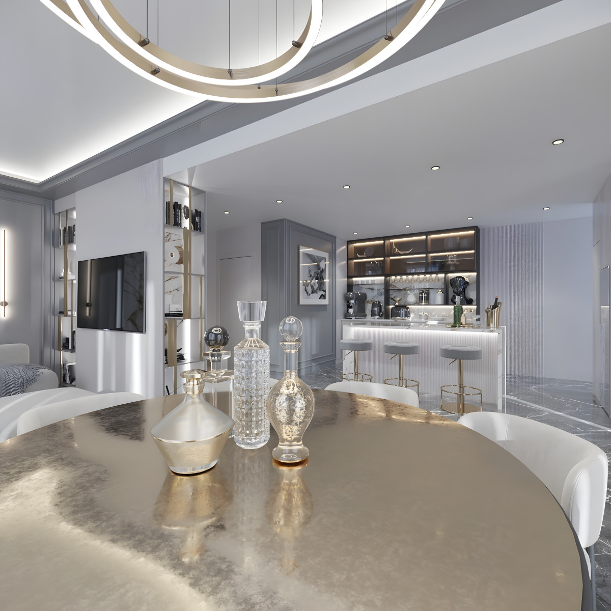 Duplex apartment design in Limassol, Cyprus