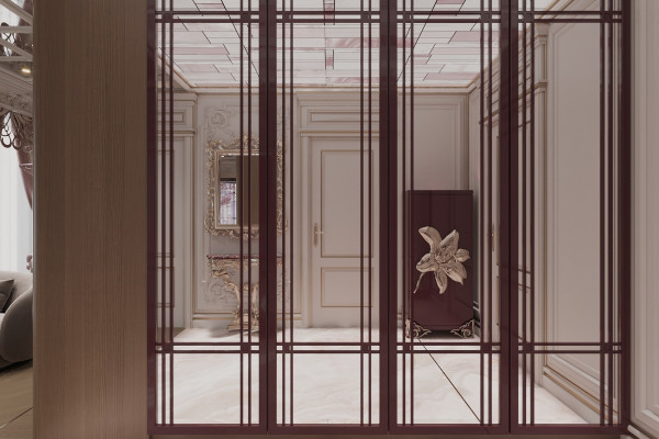 Apartment design in Art Nouveau style 023