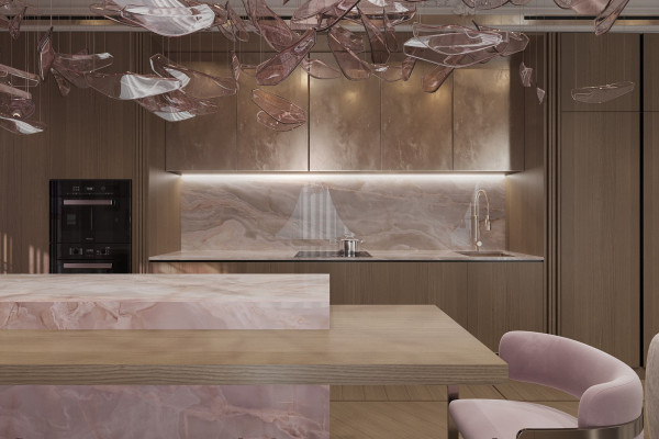 Apartment design in Art Nouveau style 014