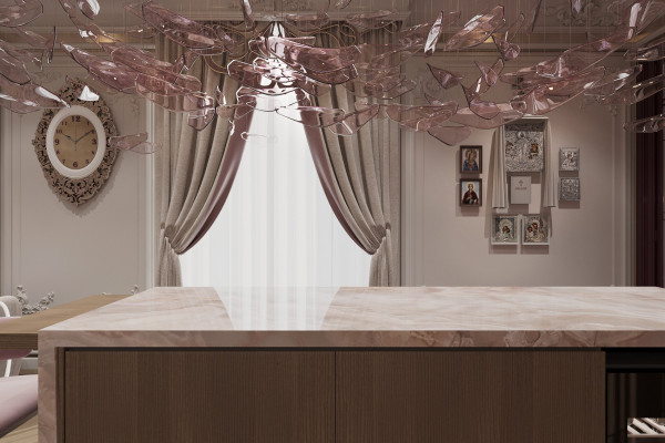Apartment design in Art Nouveau style 09