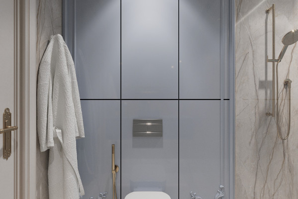Apartment design in Art Nouveau style 040