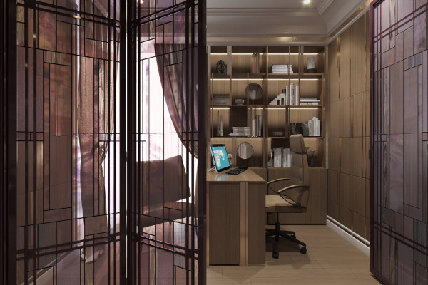 Apartment design in Art Nouveau style 034