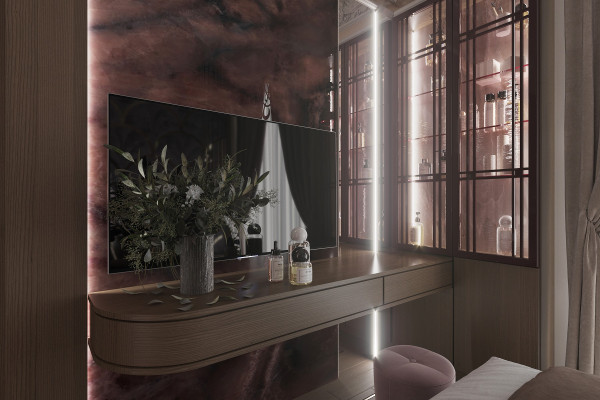 Apartment design in Art Nouveau style 029