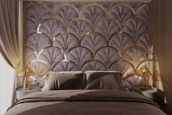 Apartment design in Art Nouveau style 025