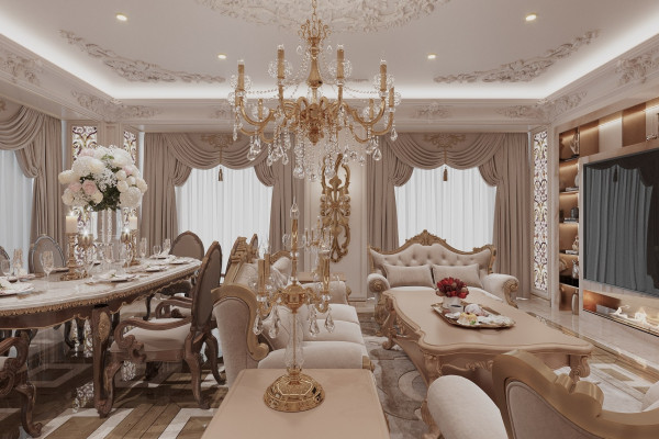 Classical Style Apartment Design 05