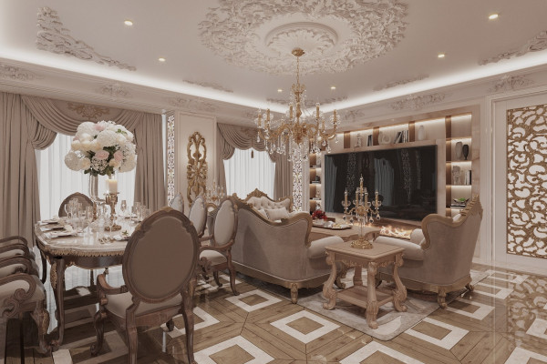 Classical Style Apartment Design 04