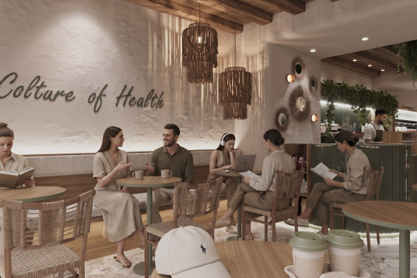 Eco-Style Cafe Design in Monaco. Video